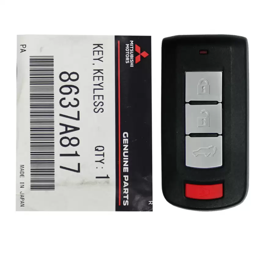 2015-2020 Mitsubishi Outlander Smart Proximity Remote 8637A817 OUC644M-KEY-N