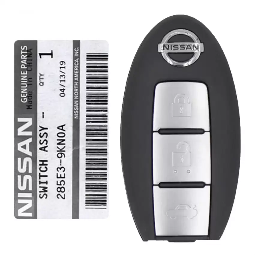2017 Nissan Sentra Smart Keyless Remote Key 3 Button 285E3-9KN0A TWB1G694