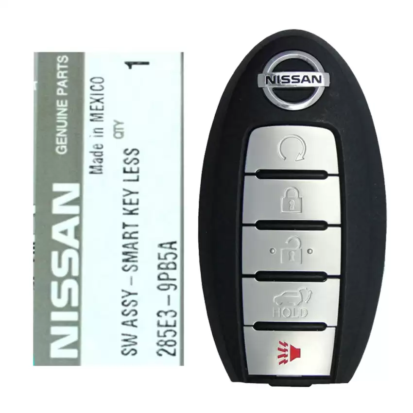 2013-2016 Nissan Pathfinder Smart Keyless Remote Key 5 Button 285E3-9PB5A KR5S180144014