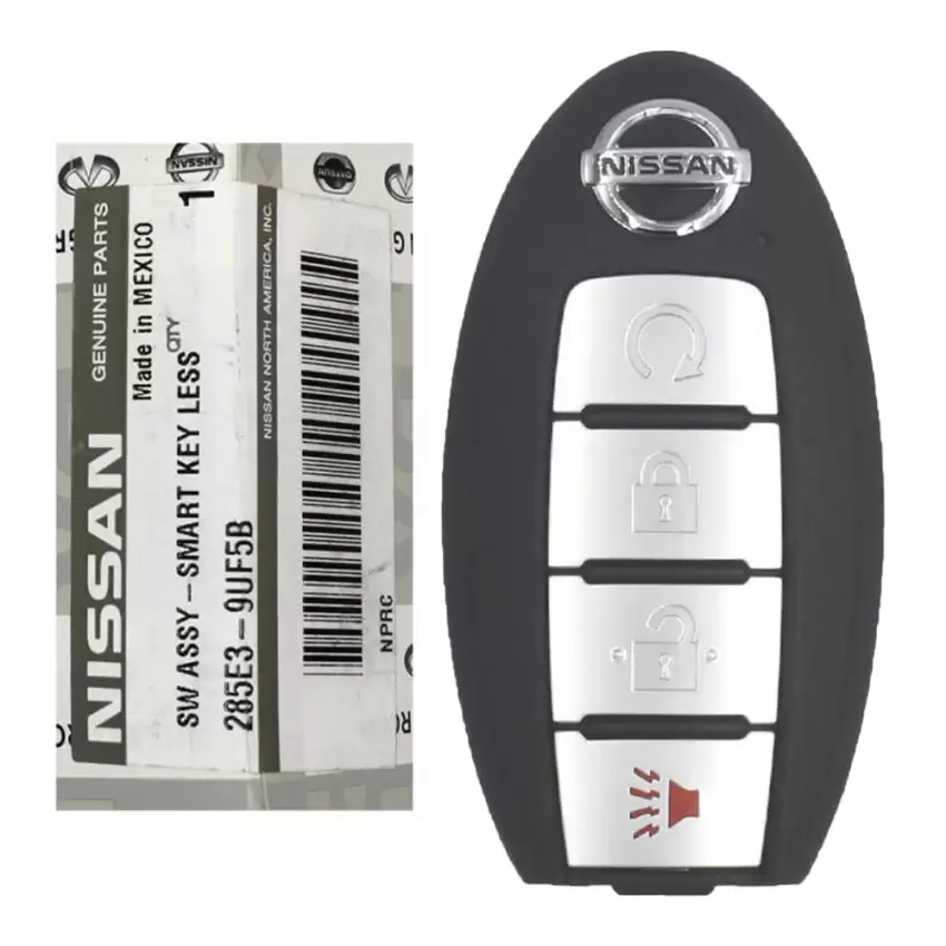 2019-2021 Nissan Murano, Pathfinder, Titan Smart Keyless Remote Key 4 Button 285E3-9UF5B KR5TXN7