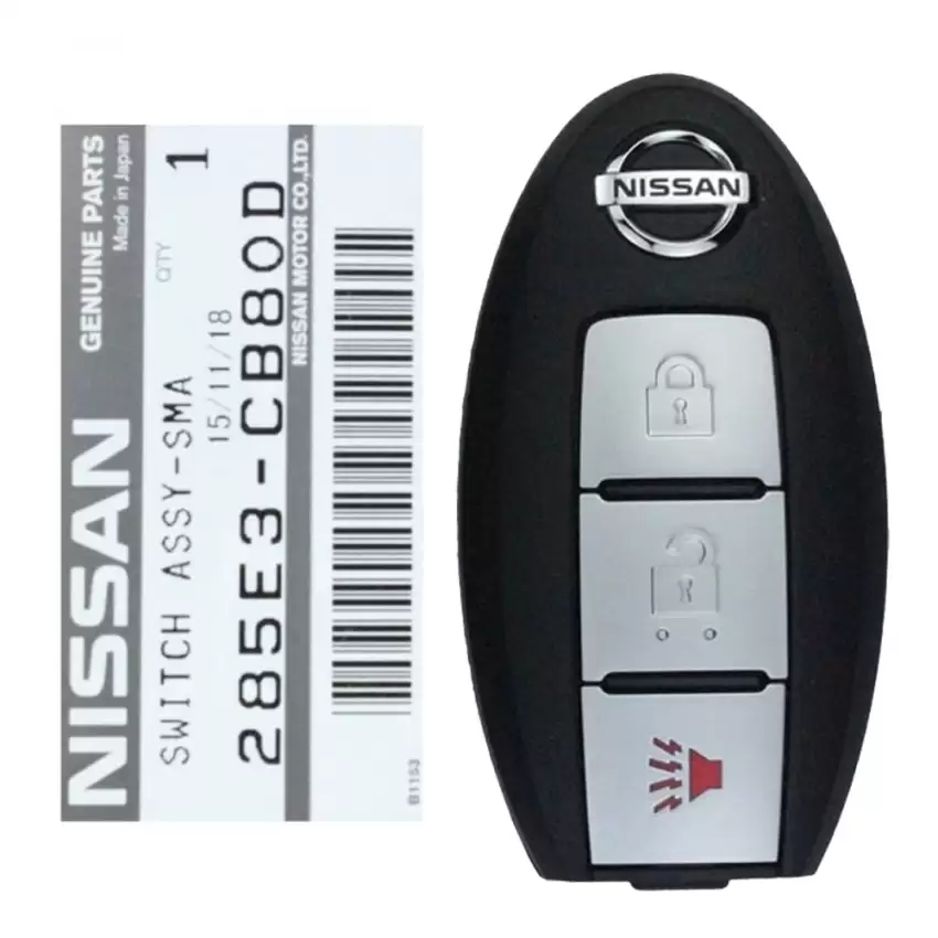 2005-2008 Nissan Murano Smart Keyless Remote Key 3 Button 285E3-CB80D KBRTN001