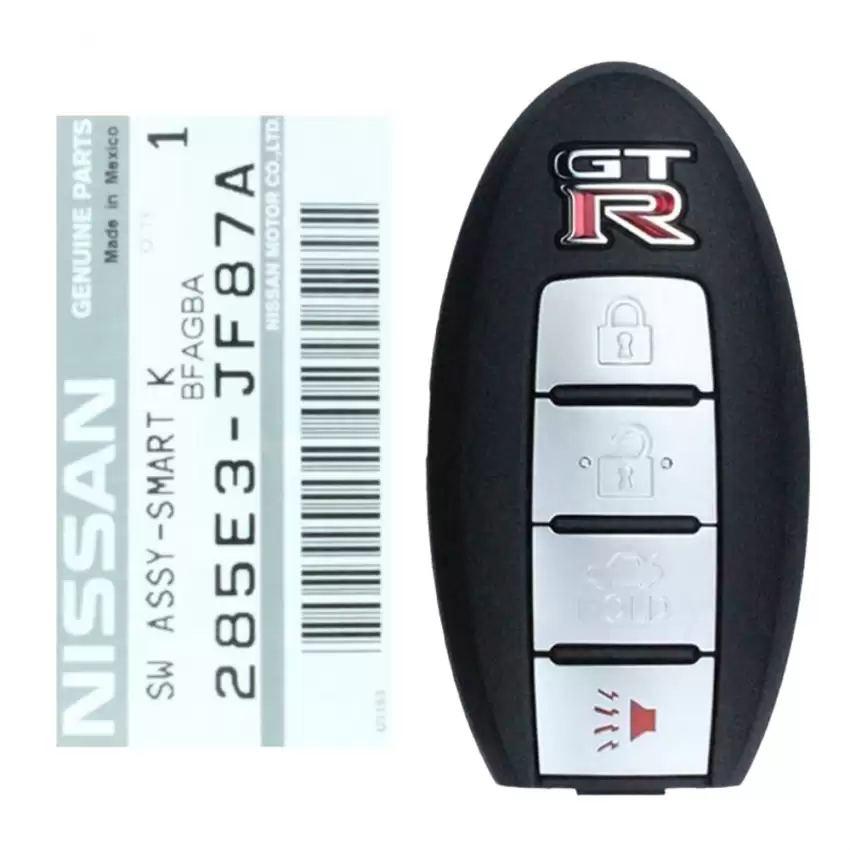 2009-2020 Nissan GT-R Smart Keyless Remote Key 4 Button 285E3-JF87A KR55WK49622