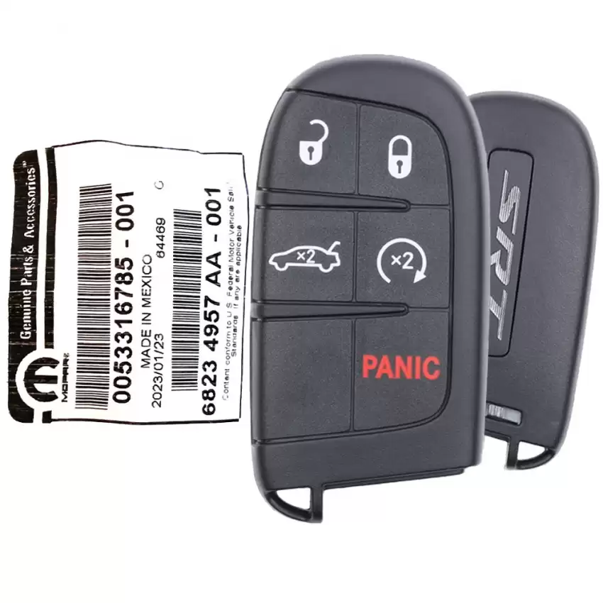 2015-2018 Dodge Charger Challenger Hellcat Smart Remote Key 68234957AA M3N-40821302