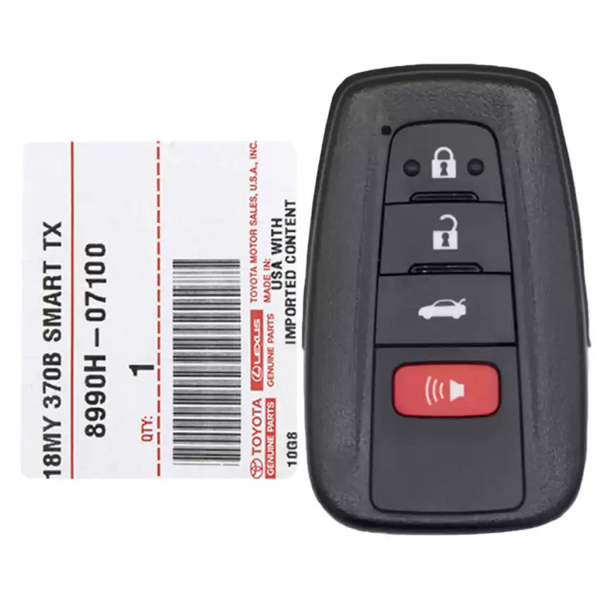 2019-2022 Toyota Avalon Smart Remote Key 8990H-07100