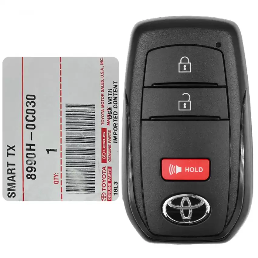 2023 - 2024 Toyota Sequoia, Tacoma Smart Remote Key 8990H-0C030 HYQ14FBX