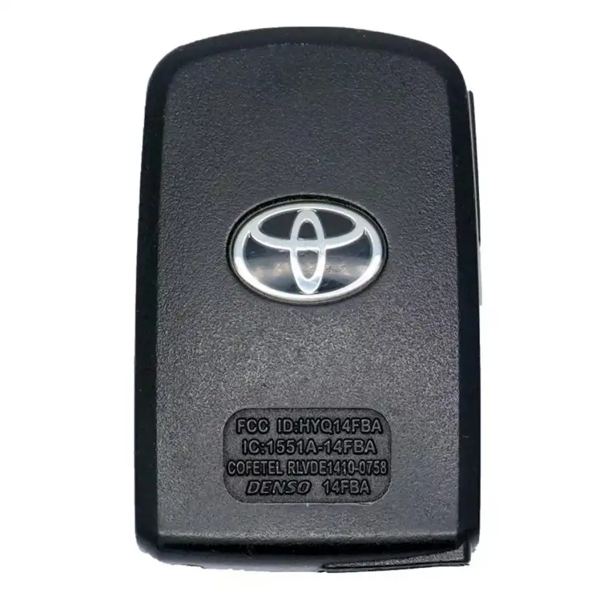 2014-2022 Toyota Highlander, Sequoia Smart Proximity Remote Key Part Number: 89904-0E121, 89904-0E120  FCCID: HYQ14FBA OEM Toyota 4 Button