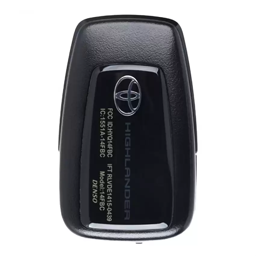 Discover the 2021-2023 Toyota Highlander Smart Remote Key  With Part Number 8990H-0E370 and FCCID: HYQ14FLA With 4 Button