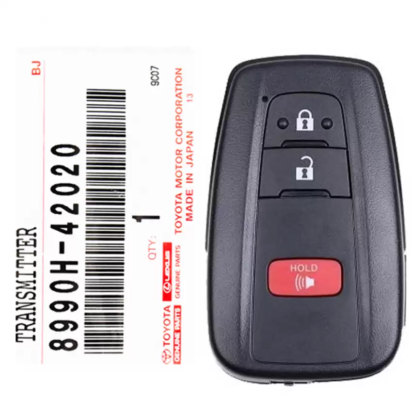 2019-2021 Toyota RAV4 Smart Key Fob 3B 8990H-42020 HYQ14FBC