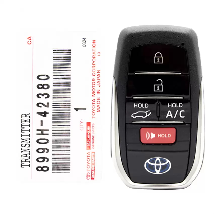 2021 Toyota RAV4 Smart Remote Key 8990H-42380 8990H-42381 HYQ14FBX