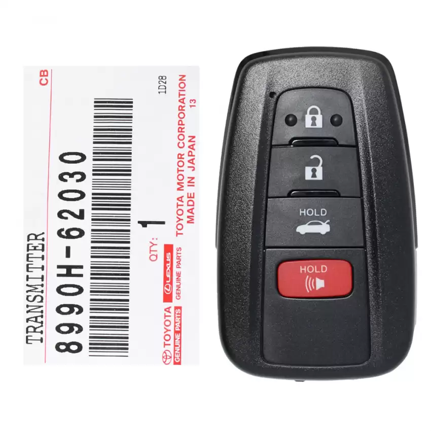 2021-2022 Toyota Mirai Sedan Smart Keyless Remote 8990H-62030 with 4 Button