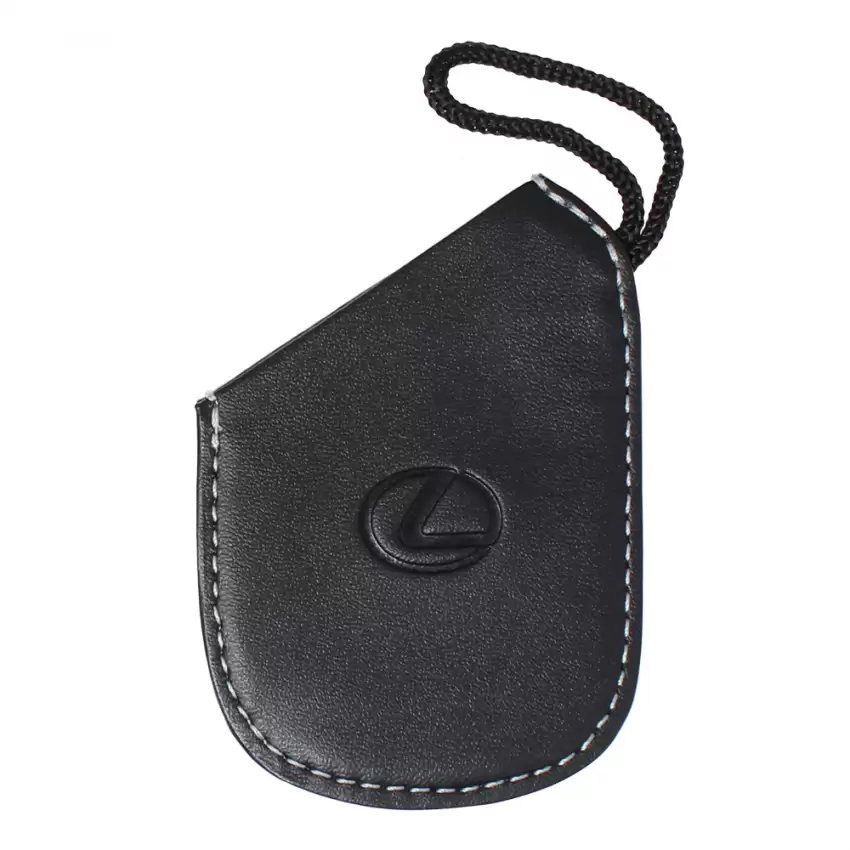 SET OF 2 LEXUS OEM Black Smart Key Fob Remote Cover Leather Gloves PT420-00161-L1