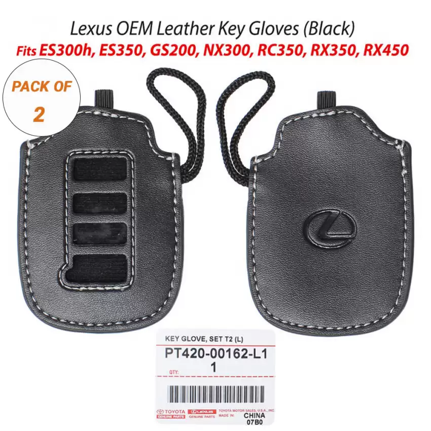 Lexus rx 350 leather sales key fob cover
