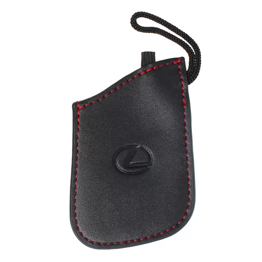 SET OF 2 LEXUS OEM Black Smart Key Fob Remote Cover Leather Gloves PT420-00184-L4
