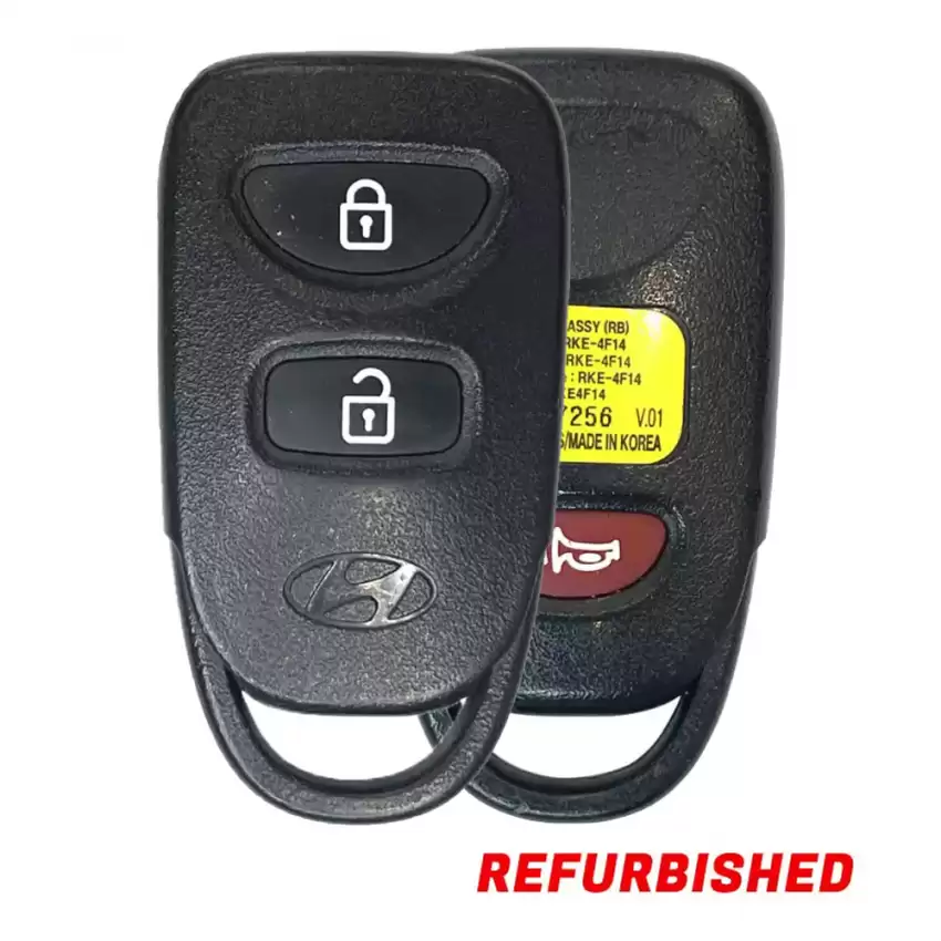 2014-2017 Hyundai Accent Keyless Entry Remote 95430-1R300 TQ8-RKE-4F14 (Refurbished- Like New)