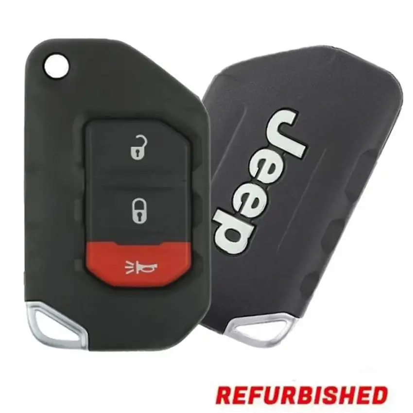 2018-2025 Jeep Wrangler Flip Remote Key 68416782AB OHT1130261 Refurbished (Grade B)