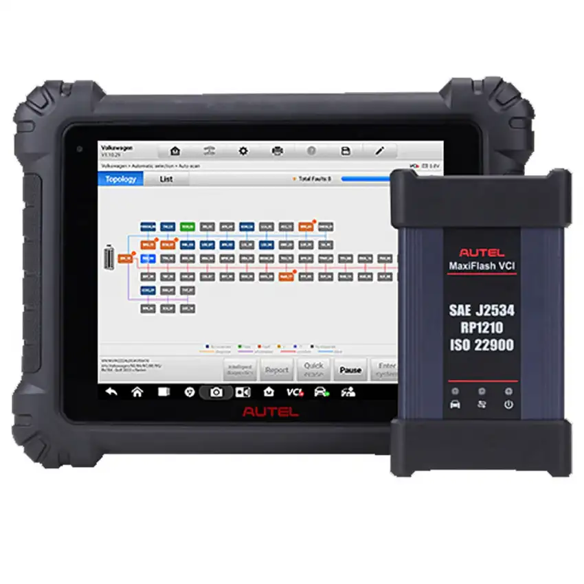 Autel MaxiSYS MS909 Advanced Smart Diagnostic Tablet with MaxiFlash VCI / J2534  Measurement System