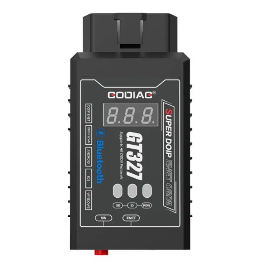 Godiag GT327 Super DOIP ENET ELM327 V1.5 Bluetooth OBD II Scanner for IOS / Android / Windows Support Voltage Display