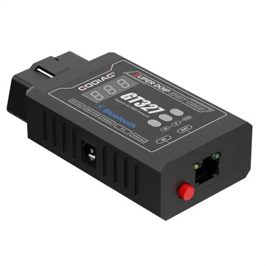 GODIAG GT327 SUPER ELM327v1.5 Bluetooth 4.0 OBDII Scanner Support DOIP ENET with Voltage Display for iOS/ Android/ Windows