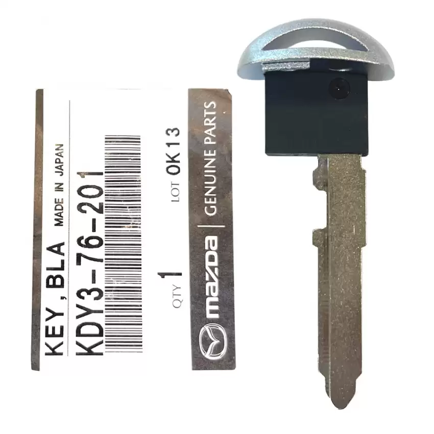 Mazda OEM Emergency Insert Key blade KDY3-76-201 Without Chip