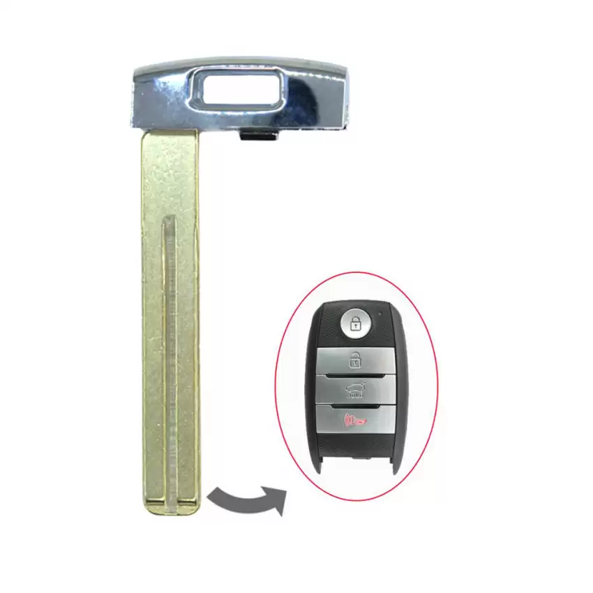 Emergency Insert Key Blade For Kia Smart Remote Same as 81996-2P300 81996-A4040