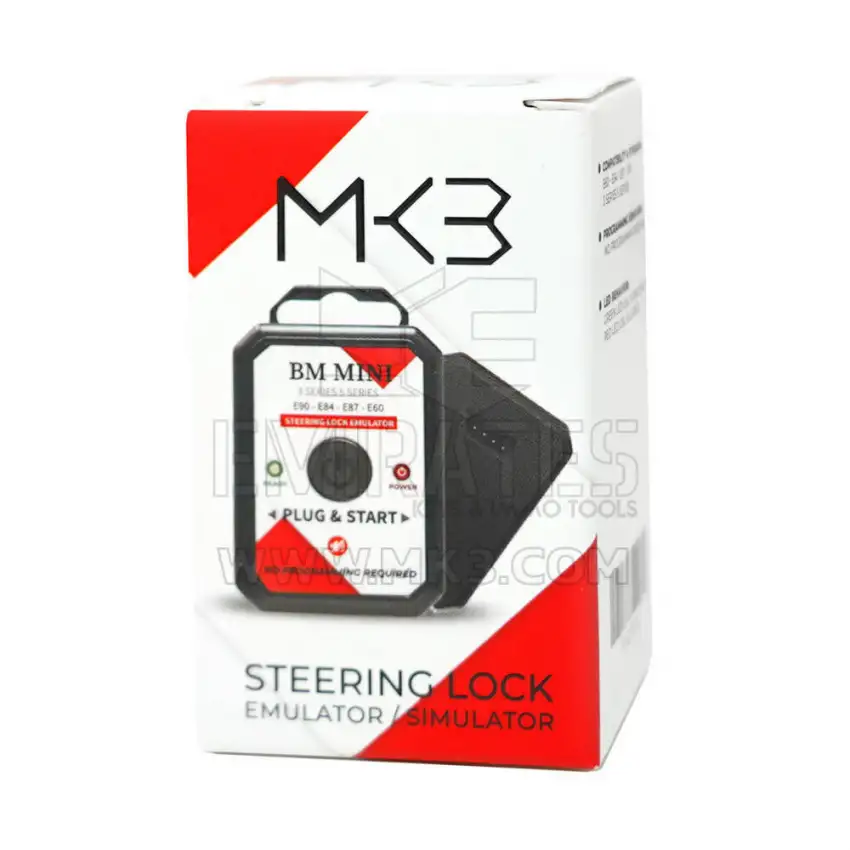 Steering Lock Emulator Plug and Start for BMW Mini Cooper E60 - E84 - E87 - E90 3 Series 5 Series ELV ESL - EM-2751  p-6