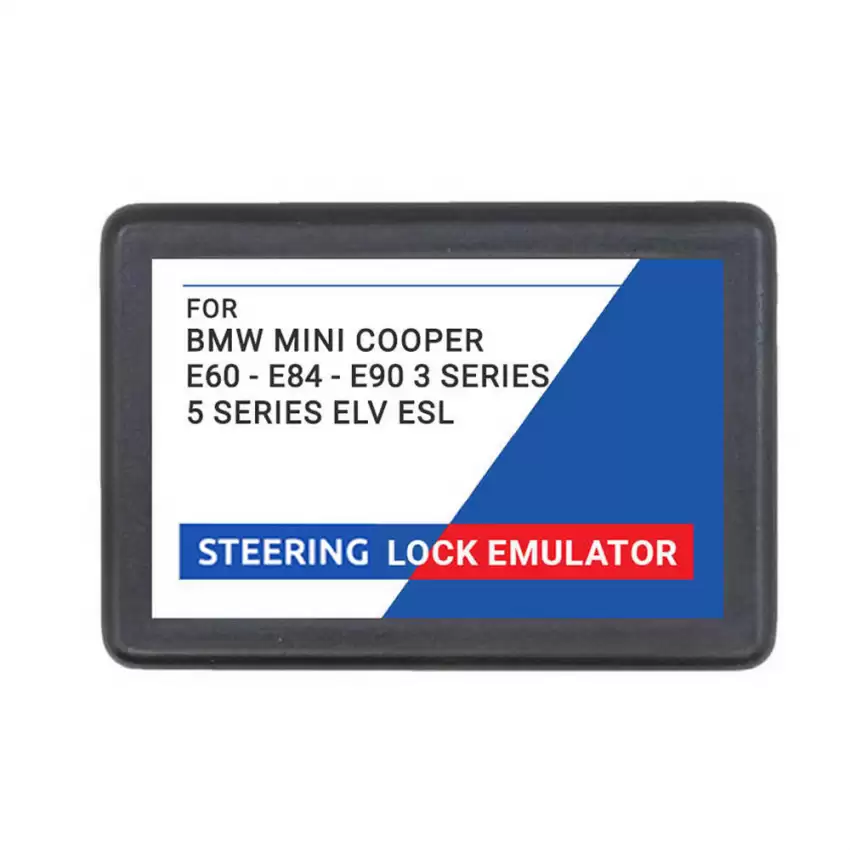 Steering Lock Emulator Plug and Start for BMW Mini Cooper E60 - E84 - E87 - E90 3 Series 5 Series ELV ESL