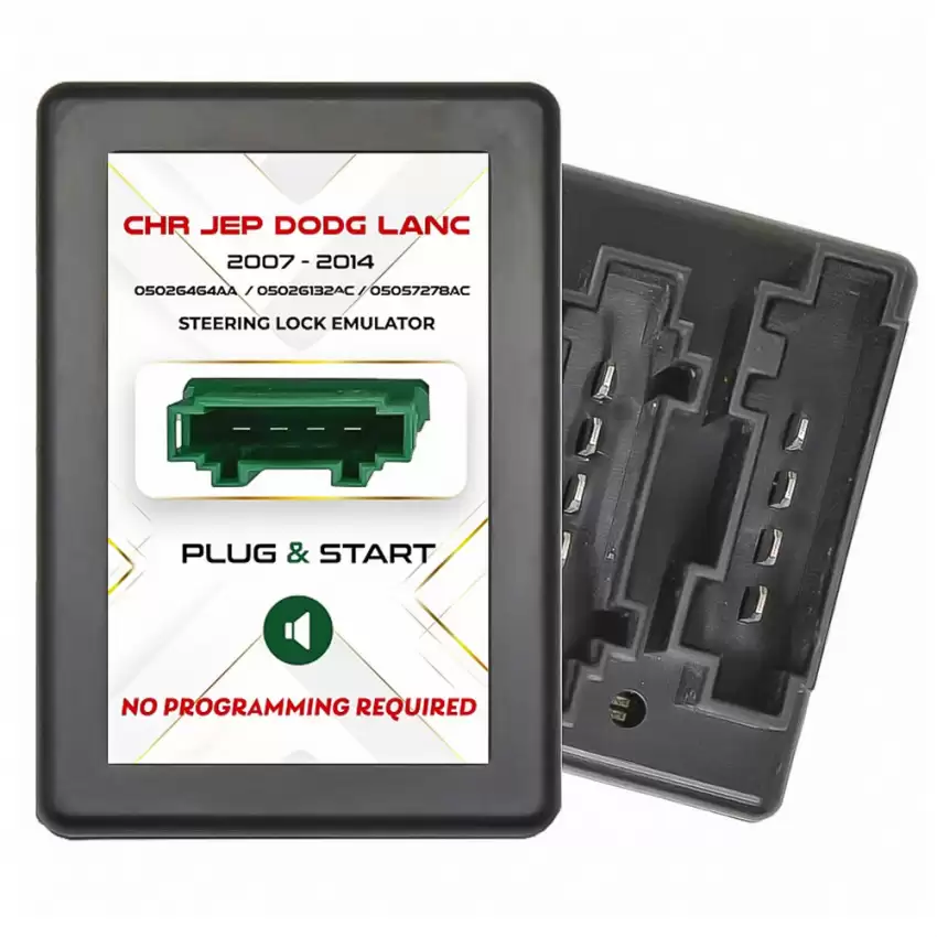 Steering Lock Emulator Plug and Start for Chrysler Jeep Dodge Fiat