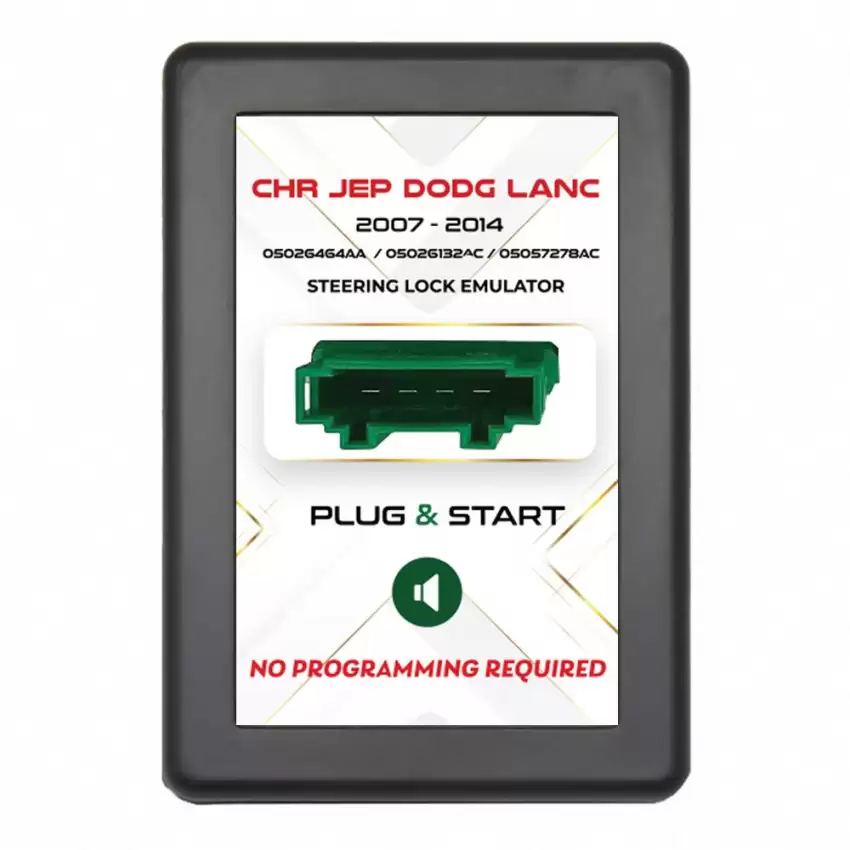 Chrysler Jeep Dodge Fiat Steering Lock Emulator 