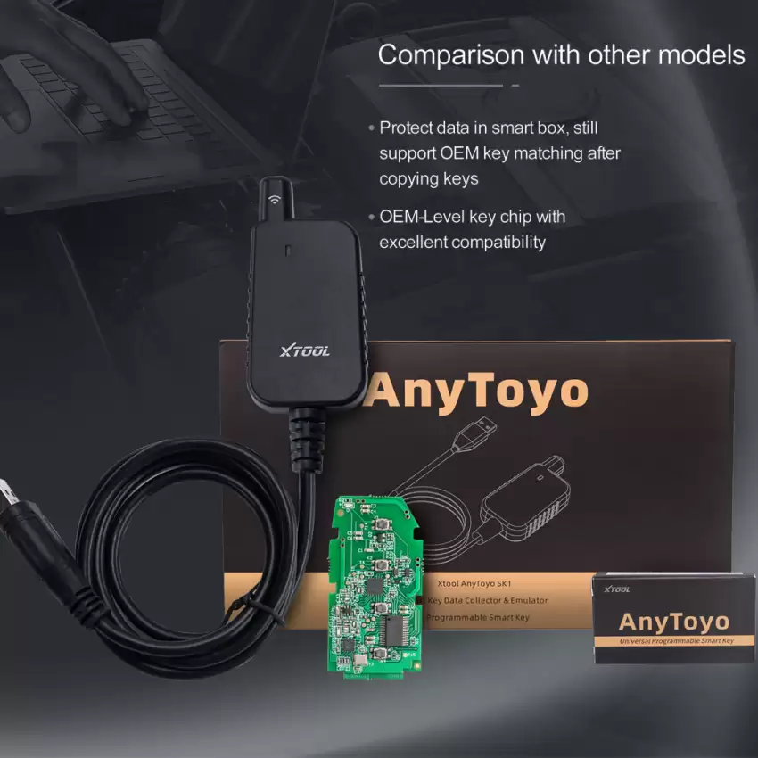 Xtool AnyToyo SK1 Toyota Data Collector + Xtool Toyota 8A Smart Key Emulator PCB - EM-XTOOL-ANYTOYO  p-3
