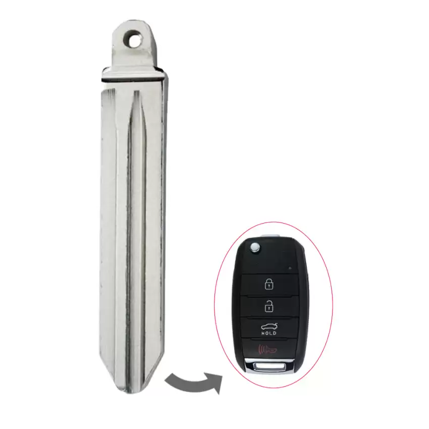 Flip Remote Key Blade For Kia Forte Same as 81996-A7000