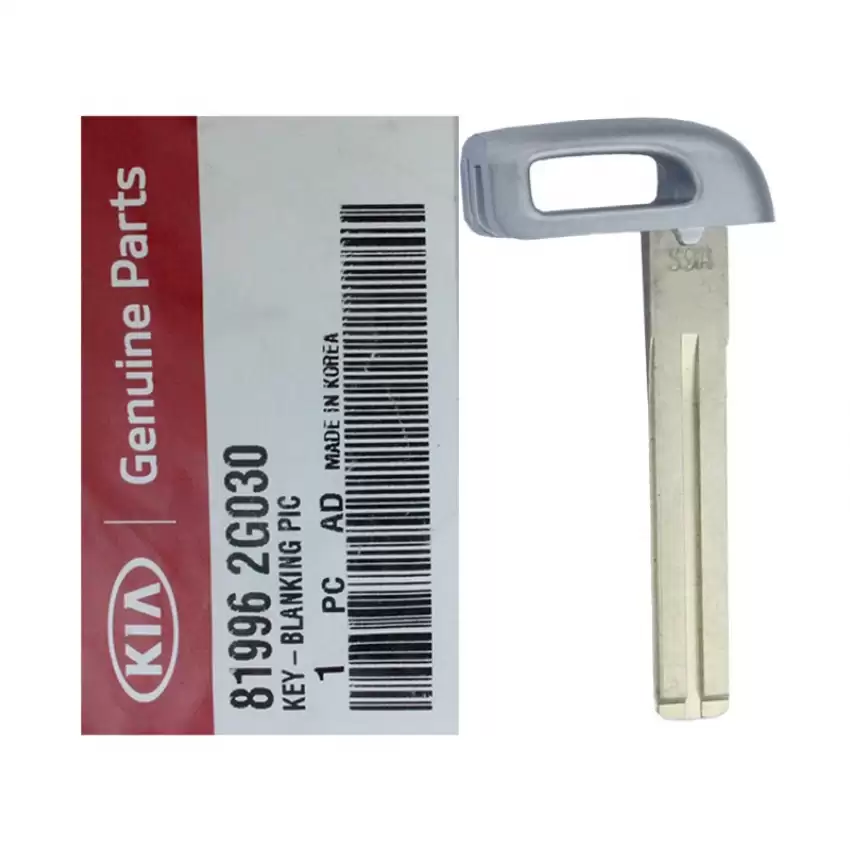 2010-2014 Kia Sorento, Optima, Rio, Borrego, Forte OEM Emergency Insert Key Blade 81996-2G030 fits remotes 95440-2T100