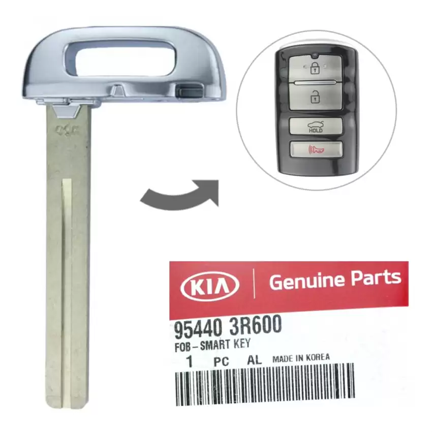 2014-2019 KIA Cadenza OEM Emergency Insert Key Blade 81996-3T000