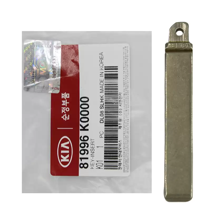 2019-2020 KIA Soul Genuine Flip Remote Key Blade 81996K0000