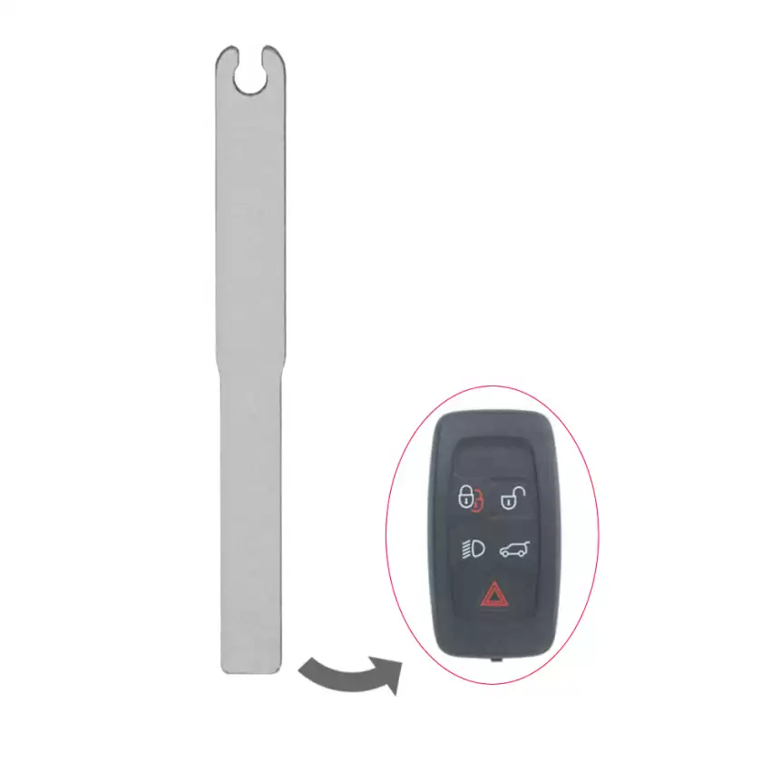 Emergency Flip Remote Key Blade For Land Rover