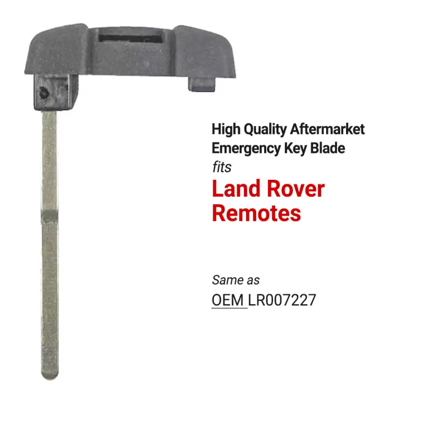 Land Rover Aftermarket Insert Key Blade LR007227