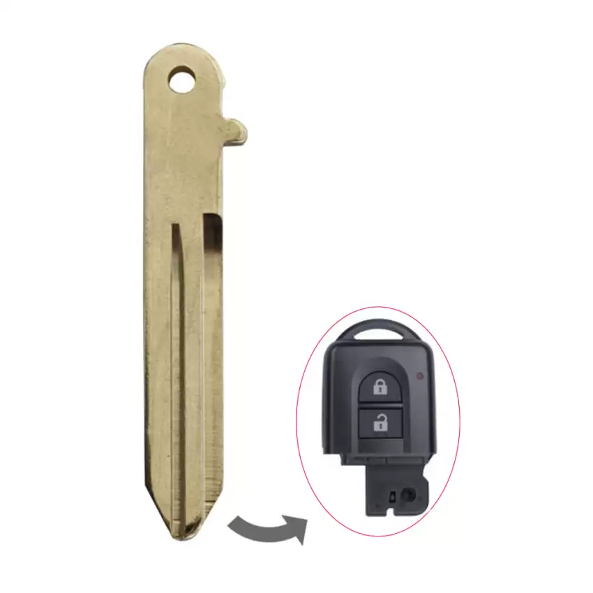 Emergency Insert Key Blade For Nissan KEY00-E0022