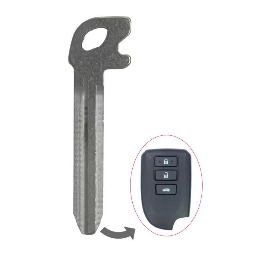 Emergency Insert Key Blade For Toyota Same as 69515-52180