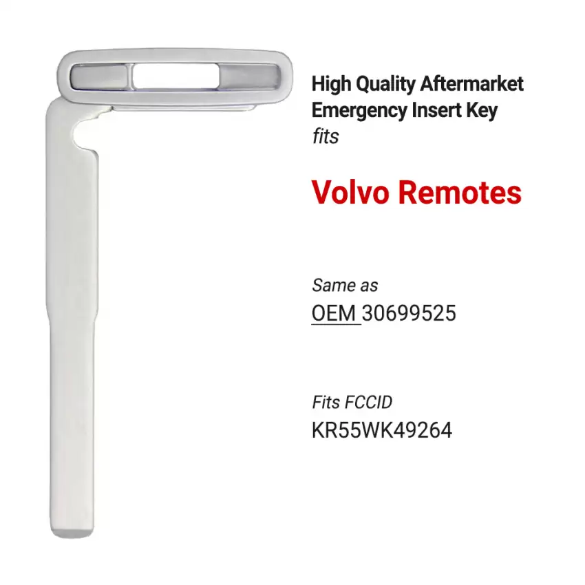 Volvo Aftermarket High Security Insert Blade 30699525