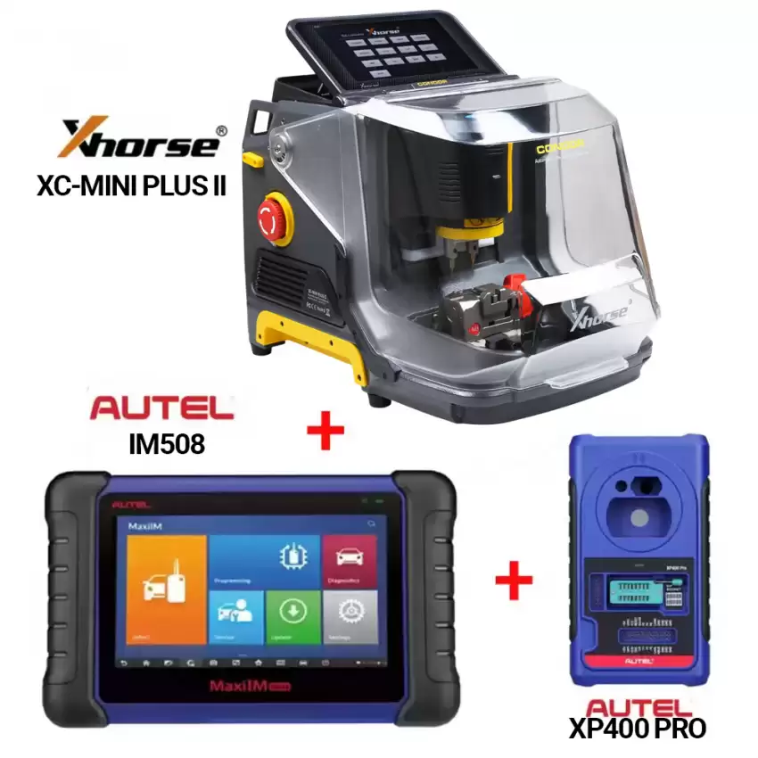 Bundle of Xhorse Condor XC-MINI Plus II and Autel IM508 and Autel XP400 Pro