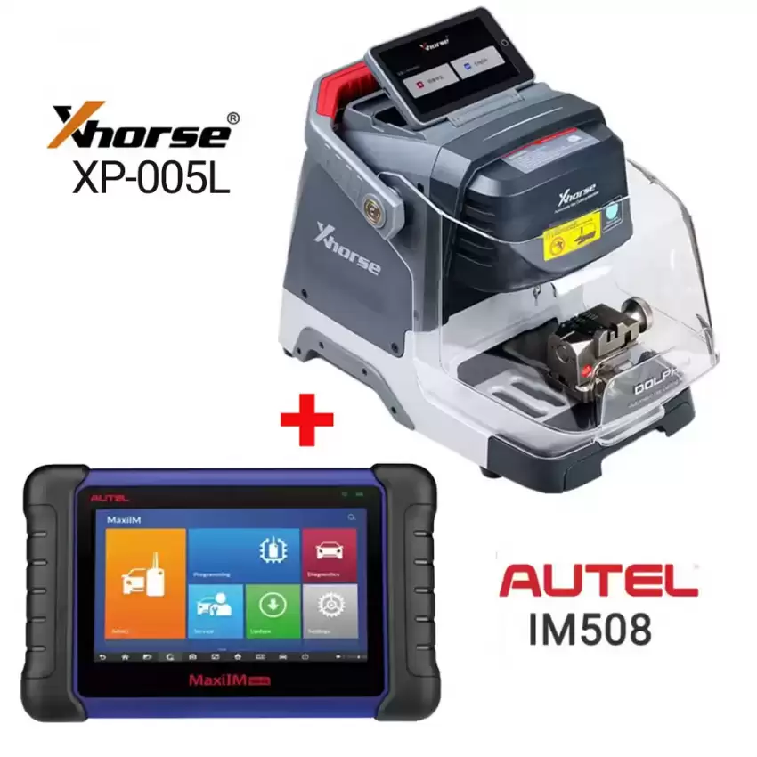 Bundle Of Xhorse Dolphin XP-005L Key Cutting Machine and Autel MaxiIM IM508 Key Programmer