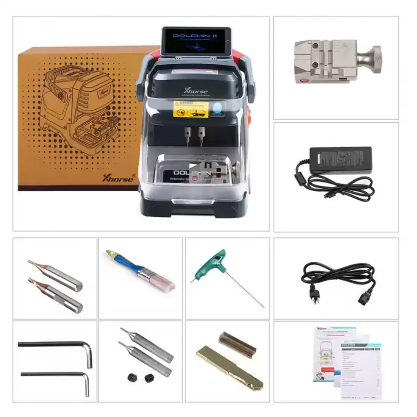 Value Bunlde of Xhorse Dolphin XP-005L Key Cutting Machine and Autel MaxiIM IM508 Key Programmer