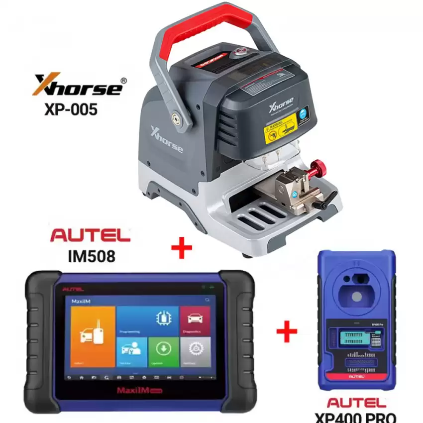 Bundle Of Xhorse Dolphin XP-005 and Autel MaxiIM IM508 Key Programmer and MaxiIM XP400 PRO