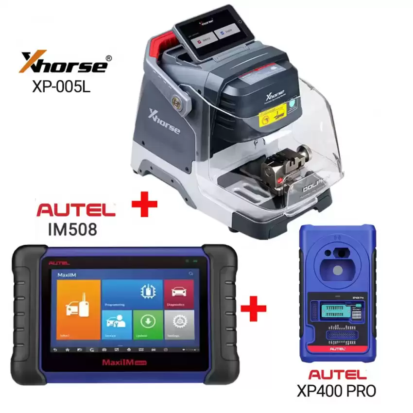 Bundle Of Xhorse Dolphin XP-005L and Autel MaxiIM IM508 Key Programmer and MaxiIM XP400 PRO