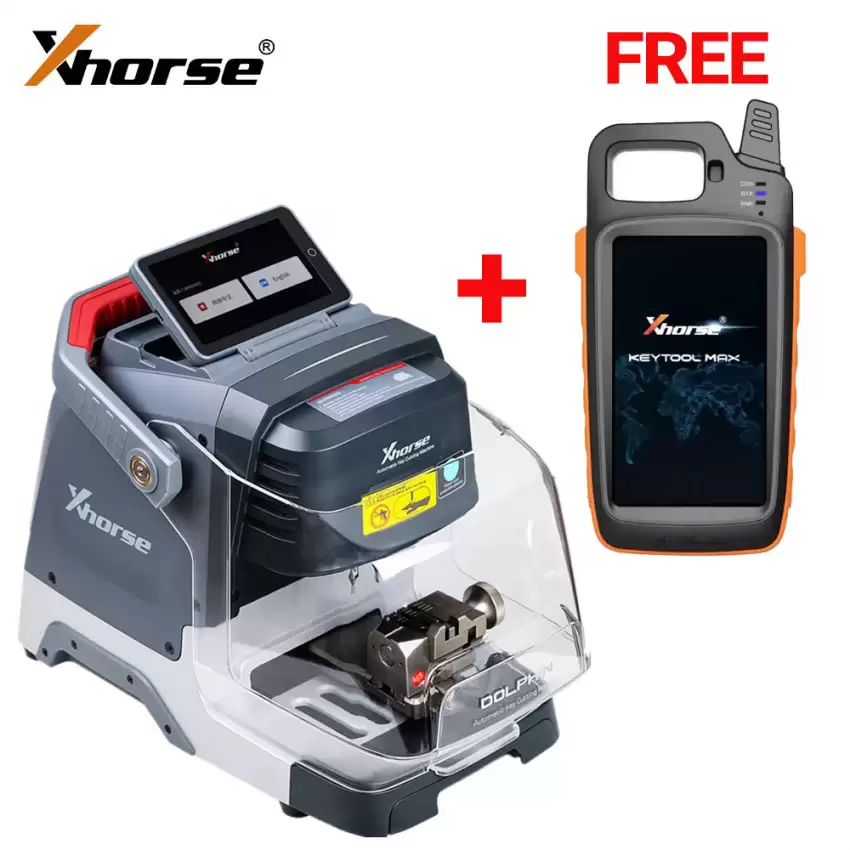 Bundle of Xhorse Dolphin XP-005L Key Cutting Machine and FREE Xhorse VVDI Key Tool Max