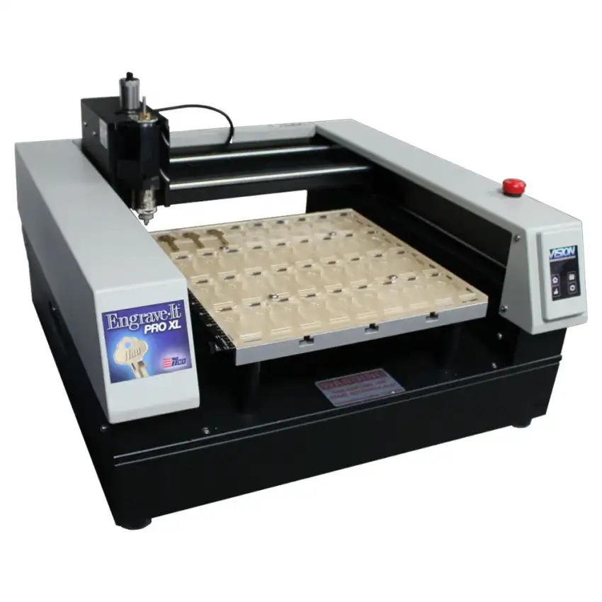 ILCO Engrave-It PRO XL Extra-Large Electronic Engraving Marking System for Keys, Cylinders, IC Cores, ID Tags + 2 Free Holders