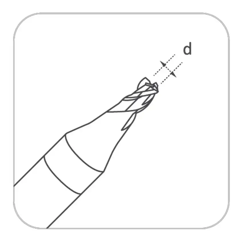Universal Grade 3mm End Mill Cutter for Keyline 994