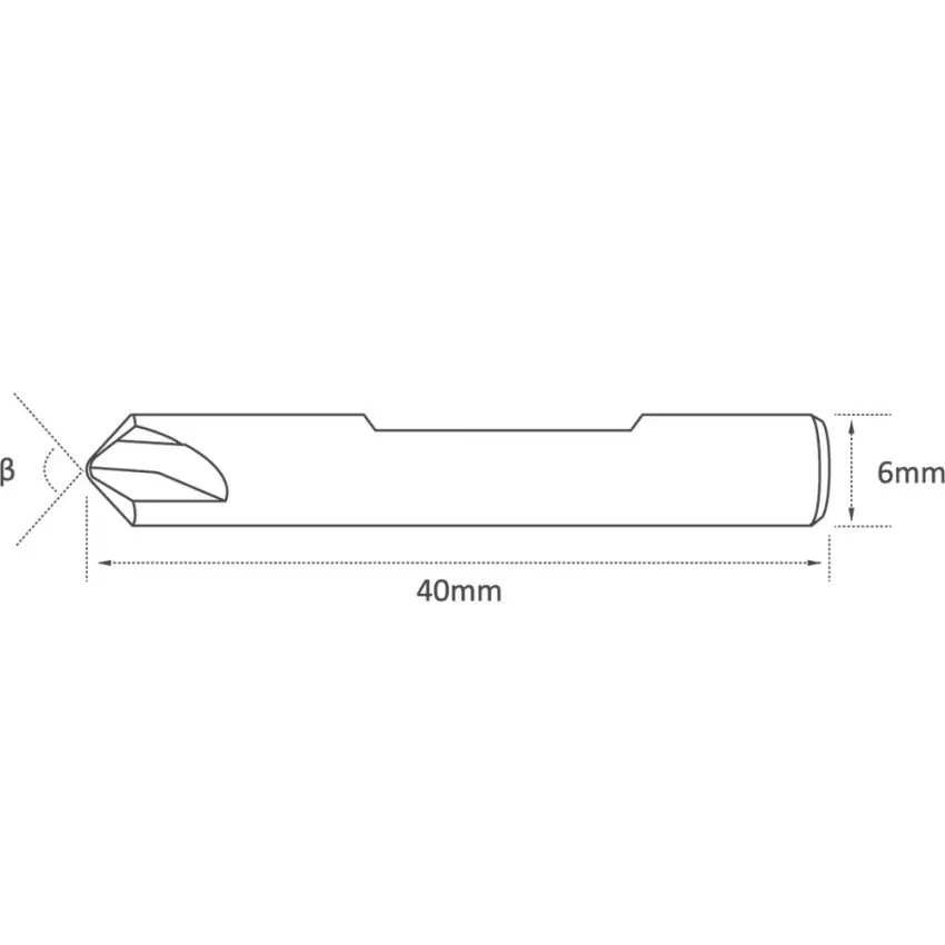 High Quality 0.8mm 100° Universal Grade Dimple Cutter for SILCA Quattrocode, Triax, Viper Replaces W110, W113, W289, F42, JMA F13W