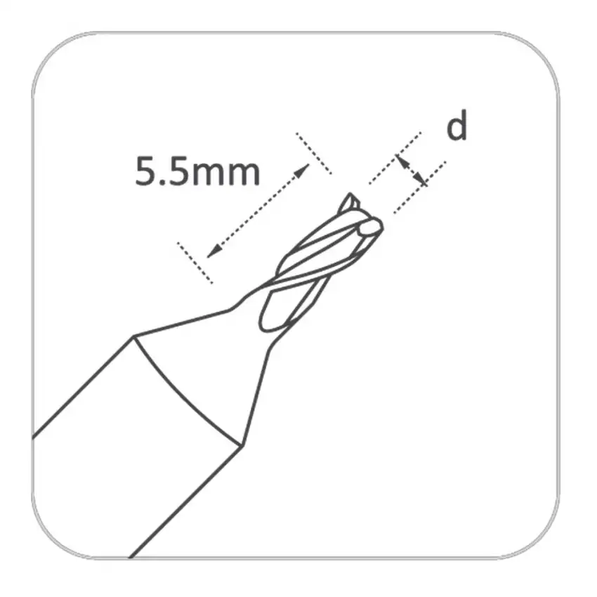 Universal Grade End Mill Cutter 2.5mm for SILCA Futura