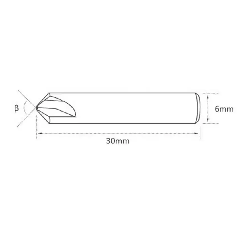Universal Grade Carbide Dimple Cutter 0.4mm 100° for SILCA Futura