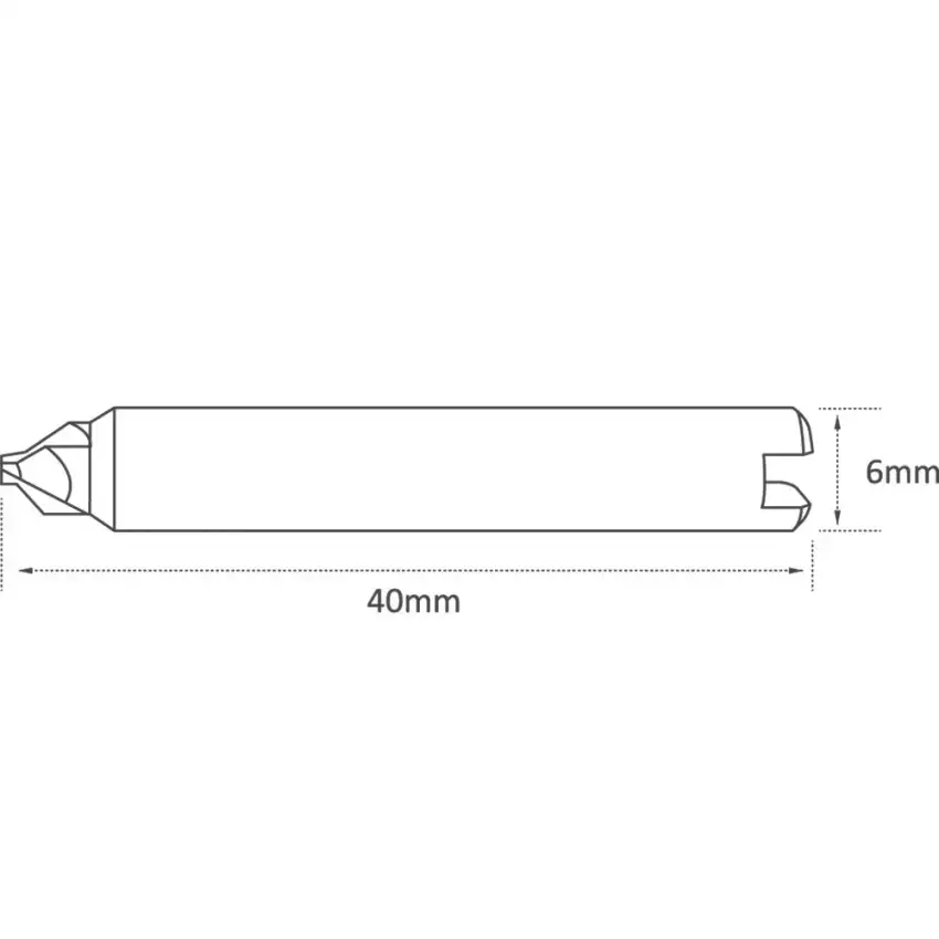 High Quality 1.5mm Universal Grade Carbide End Mill Cutter for SILCA Quattrocode, Triax Replaces W112, W112M